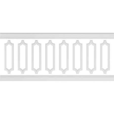 Ekena Millwork Wainscot Paneling Kit, Urethane, 94-1/2 in L, Factory Primed WPKUSC021P040
